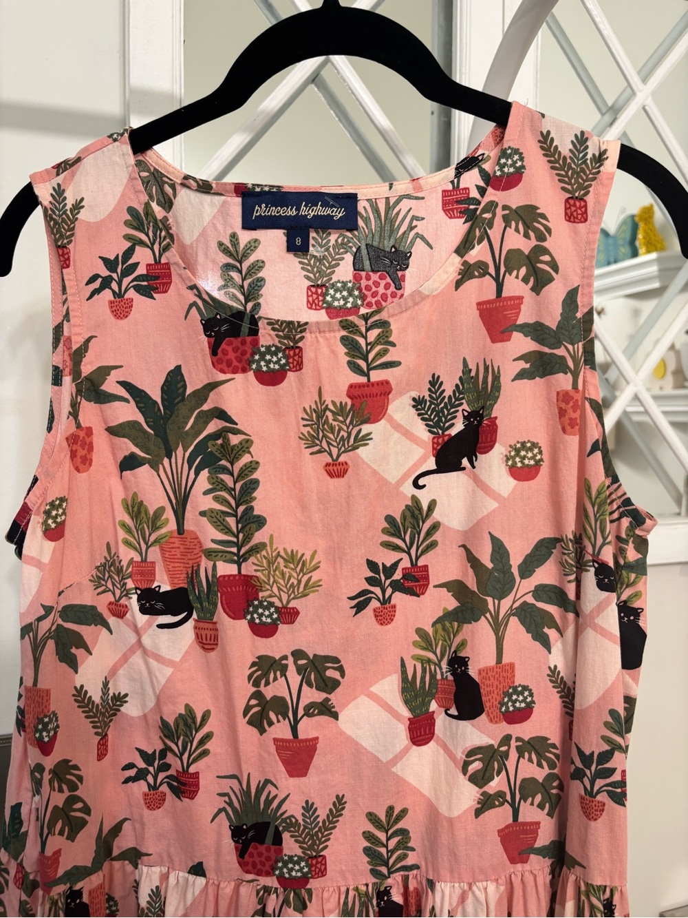 Princess Highway Cat Floral A-Line Dress